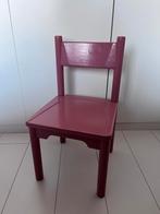 Vintage svhoolstoeltje roze, Ophalen, Gebruikt, Stoel(en)