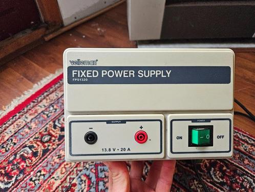 Velleman Laboratoriumvoeding,  13,8 volt, Hobby en Vrije tijd, Elektronica-componenten, Gebruikt, Ophalen of Verzenden