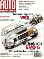 Autokampioen rij impressie Mitsubishi Evo , Subaru Impreza, Gelezen, Ophalen of Verzenden