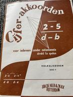 CIJFERAKKOORDEN VOLKSLIEDEREN BAND 9 (zie foto’s), Wereldmuziek, Piano, Ophalen of Verzenden, Zo goed als nieuw