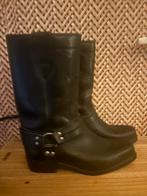 Cowboy laarzen maat 42 echt leer, Kleding | Dames, Schoenen, Ophalen of Verzenden, Zo goed als nieuw, Zwart, Hoge laarzen