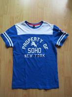 Mooi blauw met wit shirt van SOHO New York, maat 158-164, Soho, Ophalen of Verzenden, Zo goed als nieuw, Shirt of Longsleeve
