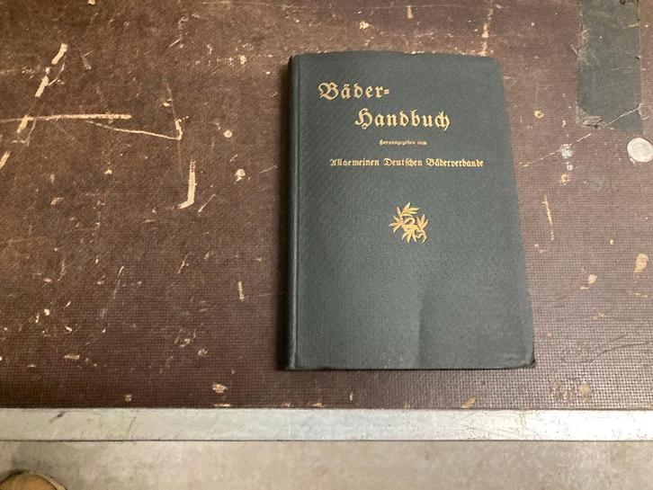 Bäder hand-buch baden zwembad spa kuuroord, Antiek en Kunst, Antiek | Boeken en Bijbels, Ophalen of Verzenden