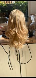 Echt Haar Pruik - Lang Blond, Ophalen of Verzenden, Zo goed als nieuw, Pruik of Haarverlenging