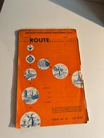 ANWB Routekaart Nederland - Vintage, Gelezen, Ophalen of Verzenden, Landkaart, 1800 tot 2000