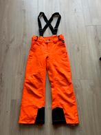 Oranje kinderskibroek Protest maat 128, Gebruikt, Protest, 100 tot 140 cm, Ophalen of Verzenden