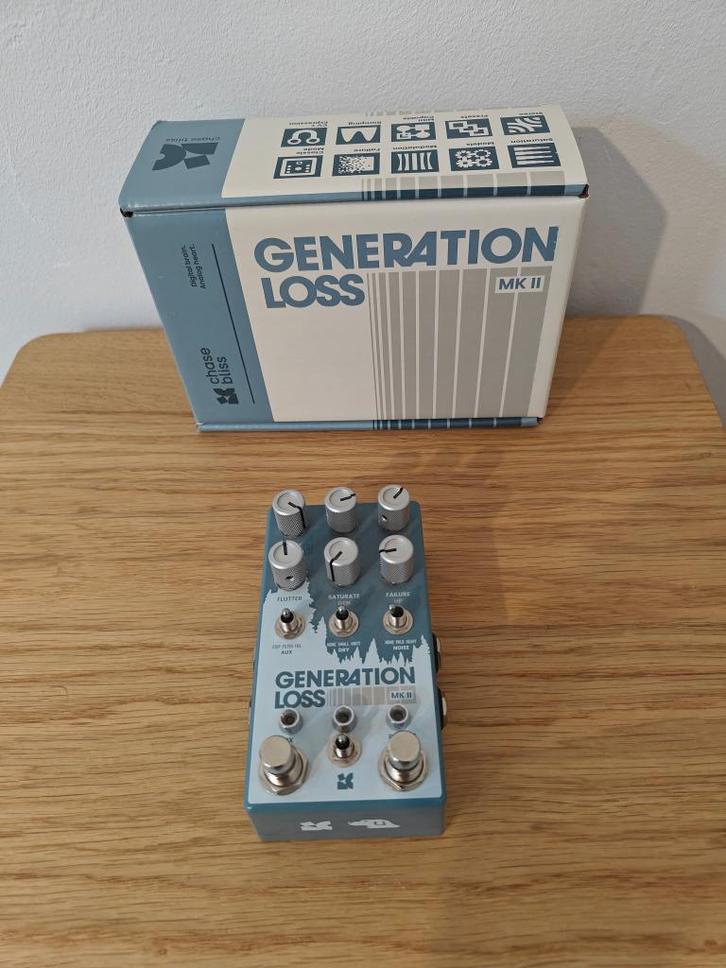 Chase Bliss Generation Loss MKII - Stereo Effects Pedal, Muziek en Instrumenten, Effecten, Zo goed als nieuw, Ophalen of Verzenden