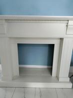 Haardombouw Deco Wit Hout 118x106x46, Huis en Inrichting, Haarden, Ophalen of Verzenden, Gebruikt, Vrijstaande haard, Houthaard