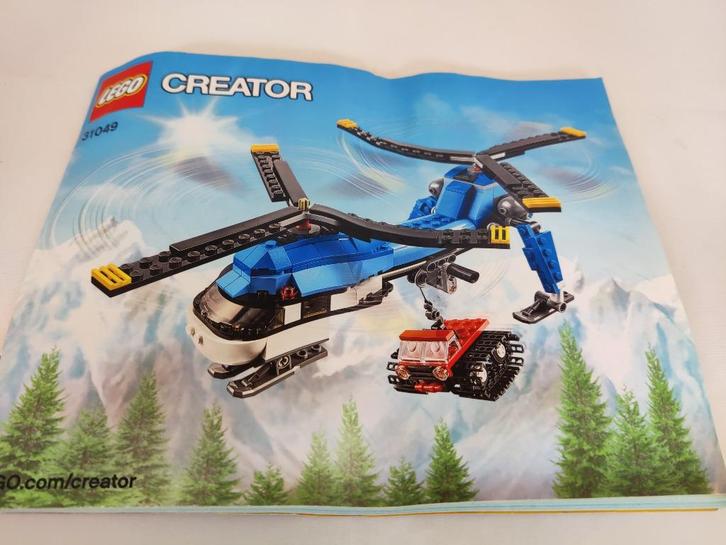 31049 Twin Spin Helicopter - Lego creator set, Kinderen en Baby's, Speelgoed | Duplo en Lego, Gebruikt, Lego, Complete set, Ophalen of Verzenden