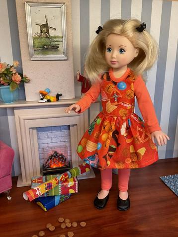 Jolina Ballerina: kleding : Sinterklaasjurk je met legging. beschikbaar voor biedingen