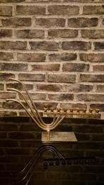 Joodse Menorah Chanukah Kaarsenhouder Israël, Ophalen of Verzenden, Overige materialen