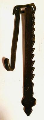 18e/19e Smeedijzeren Haardhaal Ketelhaak Vuurhaak Origineel, Ophalen of Verzenden