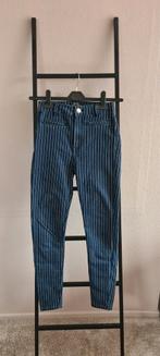 Spijkerbroek strech witte streep (Bershka maat 36), Ophalen of Verzenden, Zo goed als nieuw, Maat 36 (S), Wit