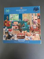 Gibsons puzzel Feline Frenzy 1000 stukjes, Ophalen of Verzenden, 500 t/m 1500 stukjes, Zo goed als nieuw, Legpuzzel