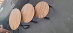 Mango salontafels 3 delig, Huis en Inrichting, Tafels | Salontafels, 50 tot 100 cm, Rond, Zo goed als nieuw, Minder dan 50 cm