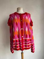 uterque vest maat L roze rood oranje, Maat 38/40 (M), Verzenden, Uterque, Zo goed als nieuw
