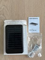 Powerbank met zonnepanel nieuw, Ophalen of Verzenden, Nieuw