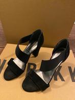 Stijlvolle open hak instappers, Kleding | Dames, Schoenen, Zwart, Schoenen met hoge hakken, Gedragen, Ophalen