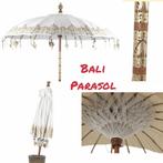 Nieuwe Bali Parasol Ibizastijl crème, Tuin en Terras, Parasols, Nieuw, 1 tot 2 meter, Ophalen of Verzenden, Stokparasol