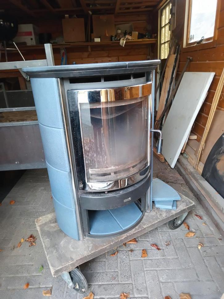 Hark Houtkachel + Pijp - Uitstekende Staat!, Huis en Inrichting, Kachels, Zo goed als nieuw, Vrijstaand, Houtkachel, Hout, Ophalen