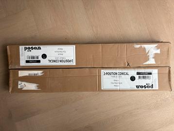 WOOOD Tablo tafelpoten 2 standenpoot Zwart Metaal beschikbaar voor biedingen