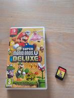 NEW Super Mario Bros.U Deluxe Nintendo Switch, Eén computer, Ophalen of Verzenden, Zo goed als nieuw, Strategie en Constructie