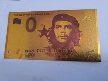 GOUDFOLIE BILJET CHE GUEVARA/0 EURO BILJET beschikbaar voor biedingen
