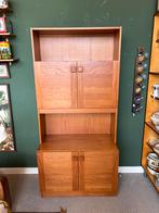 Vintage deense wandkast, Ophalen, Zo goed als nieuw, 25 tot 50 cm, Minder dan 100 cm