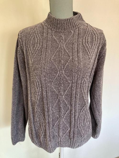 Antracietgrijze zachte/fluffy trui, Kleding | Dames, Truien en Vesten, Gedragen, Maat 42/44 (L), Grijs, Ophalen of Verzenden