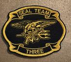 US Navy Seal team 3 patch (velcro), Verzamelen, Ophalen of Verzenden, Marine, Amerika, Embleem of Badge