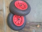 Kruiwagen wielen 2x nog nieuw. Kosten € 20. Alleen ophalen, Tuin en Terras, Kruiwagens, Ophalen, Zo goed als nieuw