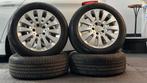 Velgen + banden Mercedes W204 - 5x112 - 205 55 R16 4 seasons, Auto-onderdelen, Banden en Velgen, Gebruikt, 16 inch, Banden en Velgen
