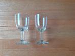 Twee antieke borrelglazen, Antiek en Kunst, Curiosa en Brocante, Ophalen of Verzenden