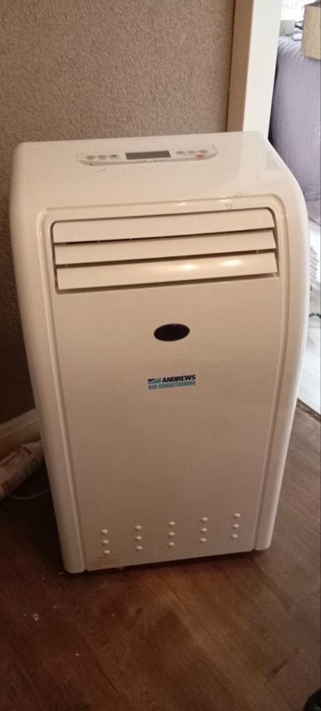 zgan mob airco met nieuwe hele lange afvoerslang, Witgoed en Apparatuur, Airco's, Zo goed als nieuw, Mobiele airco, Minder dan 60 m³