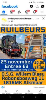 Ruilbeurs Modelspoorclub Alkmaar, Hobby en Vrije tijd, Modeltreinen | H0, Overige merken, Gebruikt, Gelijkstroom, Overige typen