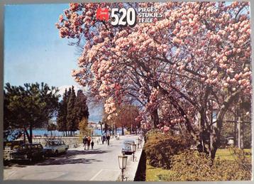 Mooie vintage Jumbo puzzel Locarno Italy, magnolia 520 st. beschikbaar voor biedingen