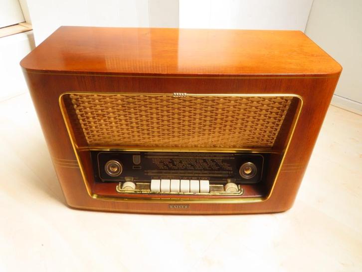 Kaiser buizenradio, Antiek en Kunst, Antiek | Tv's en Audio, Ophalen