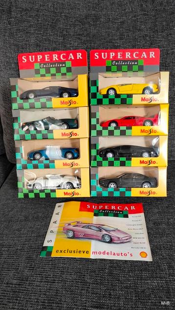 Maisto Supercar Collectie - 8 Modellen Nieuw in Doos beschikbaar voor biedingen