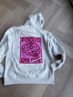 SIZZ HOODY, MAAT M, LICHTGRIJS MET LOGO, IZGST, NU 25,00, Maat 38/40 (M), Ophalen of Verzenden, Zo goed als nieuw, Grijs