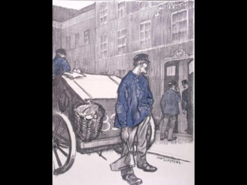 Spotprent over toestand van Nederlandse militaire hospitalen, Antiek en Kunst, Kunst | Litho's en Zeefdrukken, Verzenden