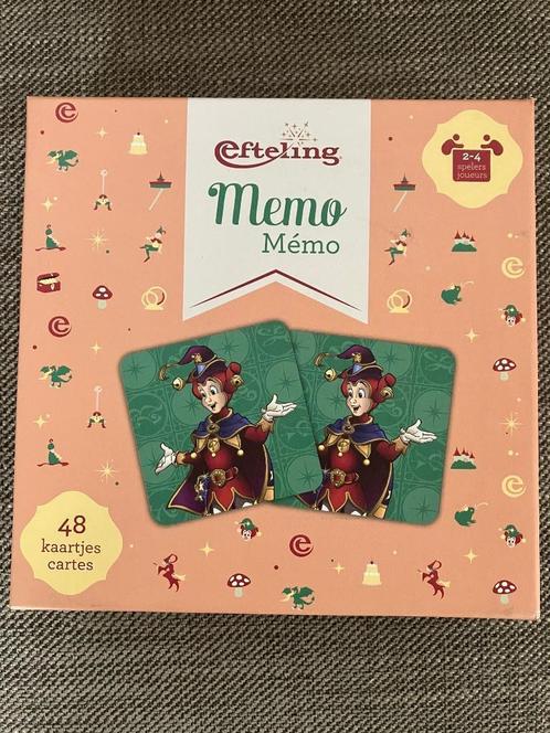 Efteling memo spel, Hobby en Vrije tijd, Gezelschapsspellen | Bordspellen, Zo goed als nieuw, Drie of vier spelers, Ophalen of Verzenden