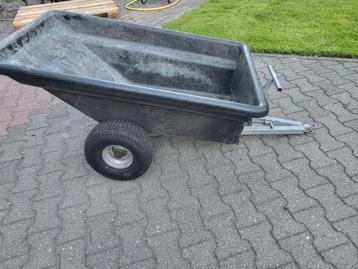 Aanhanger kiepkar zitmaaier quad  beschikbaar voor biedingen