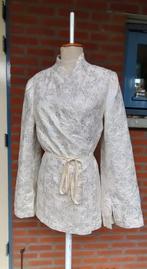 Sisley wit zilveren kimono jas M, Wit, Sisley, Zo goed als nieuw, Jasje
