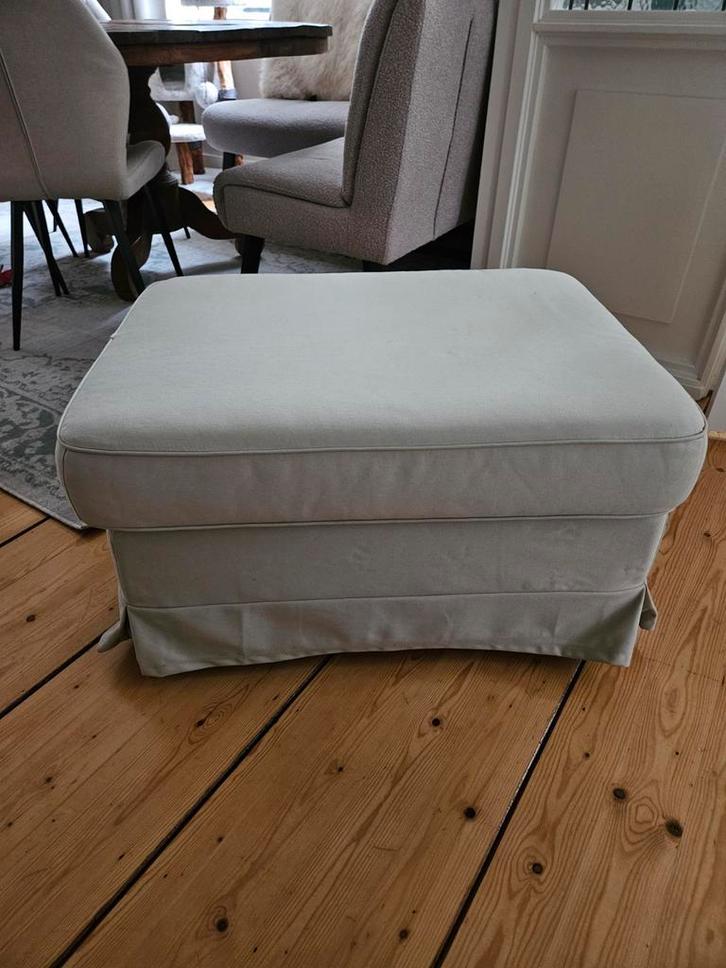 Ikea Ektorp Voetenbank Hocker Poef, Huis en Inrichting, Banken | Voetenbanken en Poefen, Zo goed als nieuw, Rechthoekig, Stof