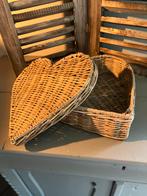 Rieten hart mandje Best Style Living - Nieuw!, Ophalen of Verzenden, Nieuw, Overige materialen