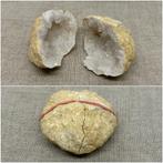 Geode Bergkristal paar 5 cm, Ophalen of Verzenden, Mineraal