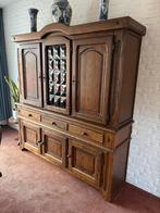 Donker eiken buffetkast, Huis en Inrichting, Ophalen, Gebruikt, 200 cm of meer, 25 tot 50 cm