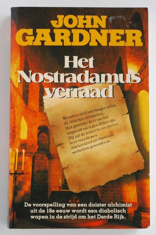 Het Nostradamus verraad - John Gardner (1981), Boeken, Avontuur en Actie, Zo goed als nieuw, Verzenden