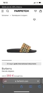 Burberry slipper, Kleding | Heren, Schoenen, Slippers, Bruin, Nieuw, Ophalen of Verzenden