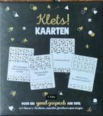 Klets kaarten! Voor een goed gesprek aan tafel, Hobby en Vrije tijd, Gezelschapsspellen | Kaartspellen, Ophalen of Verzenden, Zo goed als nieuw